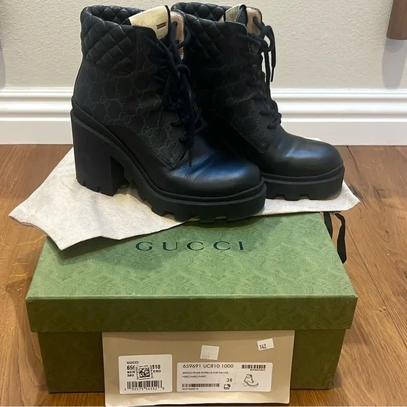 Gucci Apollo GG Supreme Boots - Picture 1 of 5